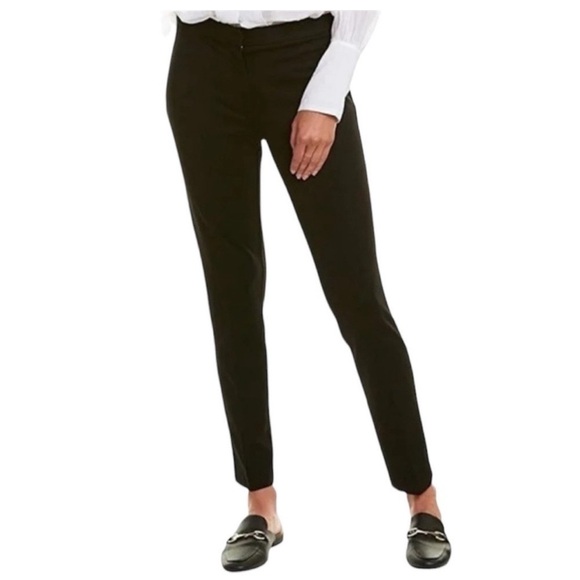 VINCE CAMUTO Skinny Pant Trouser Ponte Size 8 Business Casual Attire Solid Black - Picture 1 of 6